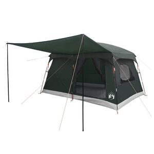 vidaXL Tenda Familiare Verde militare 320 x 210 x 180 cm Poliestere