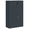 vidaXL Armadio Classificatore Antracite 90x40x145 cm in Acciaio