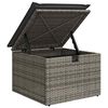 vidaXL Set Divano da Giardino 9 pz con Cuscini Grigio in Polyrattan