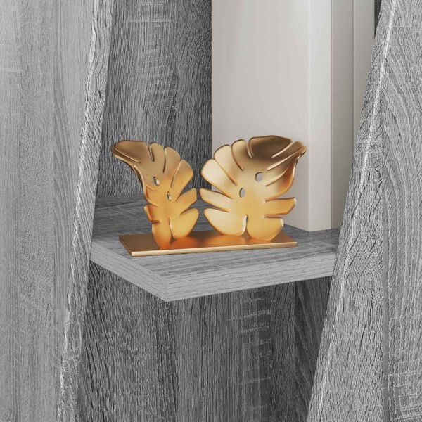 vidaXL Mensola laterale Grigio Sonoma 33 x 32 x 70,5 cm