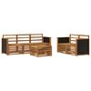 vidaXL Set divani 6 pcs Legno di Acacia Massello