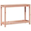 vidaXL Tavolo Invaso con Ripiano 108x35x75 cm Legno Massello Douglas