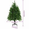 vidaXL Albero di Natale con 150 LED con supporto Verde 120 cm PE