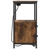vidaXL Armadio da Notte Rovere fum&eacute; 40 x 31 x 60 cm Legno multistrato