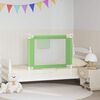 vidaXL Sponda Letto di Sicurezza per Bambini Verde 90x25 cm in Tessuto