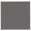vidaXL Coperta Ponderata Grigia 220x240 cm 15 kg Tessuto