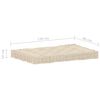 vidaXL Cuscini per Pallet e Pavimento 4 pz Beige in Cotone