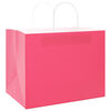 vidaXL Sacchetti di Carta 50 pz con Manici Rosa 32x22x24 cm