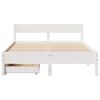 vidaXL Letto senza Materasso Bianco 140x190 cm Legno Massello di Pino