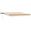 vidaXL Cornice per Tenda Manuale con LED 4 &times; 3,5 m