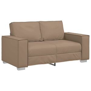 vidaXL Divano Cappuccino 160 x 78 x 84 cm Tessuto