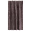 vidaXL Tende in Velluto con tende 2 pcs Marrone 140 x 140 cm Velluto