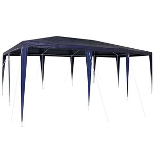 vidaXL Tenda Party Blu 600 x 400 x 266 cm Polietilene e Acciaio