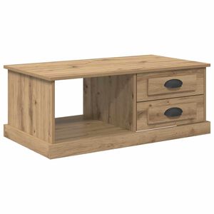 vidaXL Tavolino da salotto Rovere artigianale 90 x 50 x 35 cm