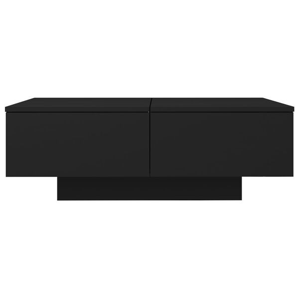 vidaXL Tavolino da Salotto Nero 90x60x31 cm in Legno Multistrato