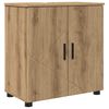vidaXL Mobile da Bagno con porta Rovere artigianale 61 x 35 x 64 cm