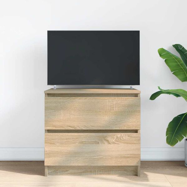 vidaXL Mobile Porta TV Rovere Sonoma 60x35x54 cm in Legno Multistrato