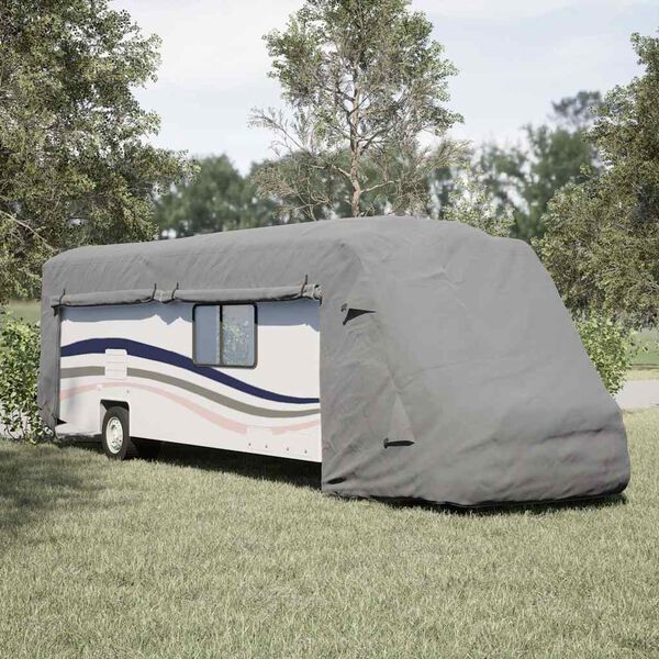 vidaXL Telo per Camper Grigio 870x235x275 cm in Tessuto Non Tessuto