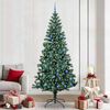 vidaXL Albero di Natale artificiale con luci integrate Verde 240 cm