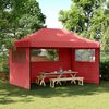 vidaXL Tenda Party 440 x 292 x 315 cm Bordeaux con telaio nero