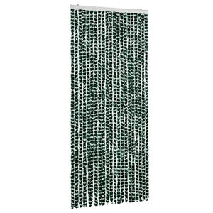 vidaXL Zanzariera Verde e Bianco 90x220 cm Ciniglia