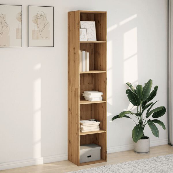 vidaXL Libreria Rovere Artigianale 40x30x189 cm in Legno Multistrato