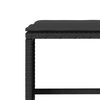 vidaXL Set Divano da Giardino 6 pz con Cuscini Nero in Polyrattan