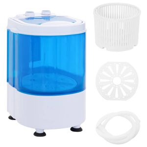 vidaXL Mini Lavatrice a Vaschetta Singola 2,6 kg
