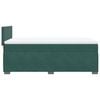 vidaXL Giroletto a Molle con Materasso Verde Scuro 100x200 cm Velluto