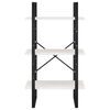 vidaXL Scaffale Bianco 60x30x105 cm in Legno Massello di Pino