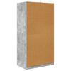 vidaXL Armadietto con cassetto Grigio Cemento 79,5 x 49 x 156 cm