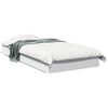 vidaXL Giroletto Bianco 90x200 cm in Legno Multistrato