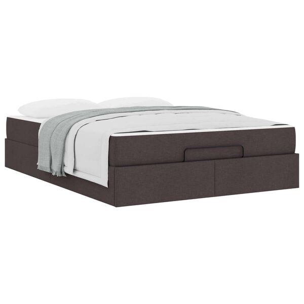 vidaXL Struttura letto con materasso con materasso 2 pcs Tanno Tessuto