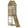 vidaXL Casetta con Arrampicata in Legno di Pino Impregnato