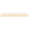 vidaXL Materasso a Molle Insacchettate Crema 100x200x20 cm
