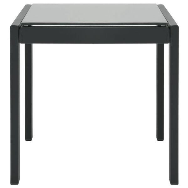 vidaXL Lettini Prendisole 2 pz con Tavolo in Textilene e Acciaio