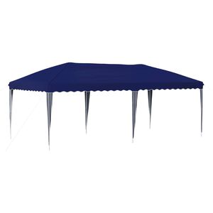 vidaXL Tenda per feste a pop-up 575 x 290 x 245 cm Blu