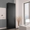 vidaXL Armadio per Ufficio Nero 60x32x190 cm in Legno Multistrato