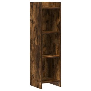 vidaXL Libreria Rovere Fumo 30 x 30 x 111 cm Legno ingegnerizzato