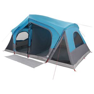 vidaXL Tenda Capanna Blu 480 x 273 x 205 cm Poliestere e Acciaio