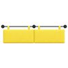 vidaXL Testata appesa Giallo Chiaro 170 x 55 x 5 cm Tessuto in Cords