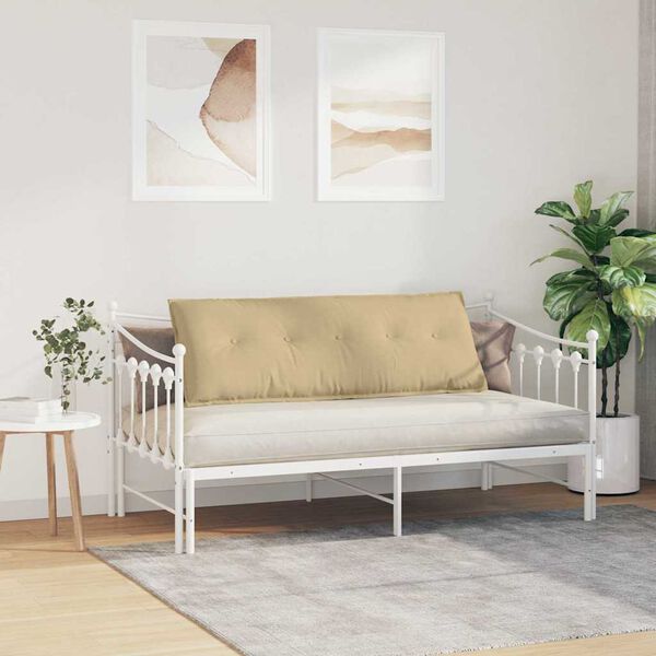 vidaXL Cuscino per Schiena Grigio Verde 140 x 50 cm Tessuto in Cords