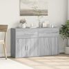 vidaXL Credenze 2 pz Grigio Sonoma 60x31x70 cm in Legno Multistrato