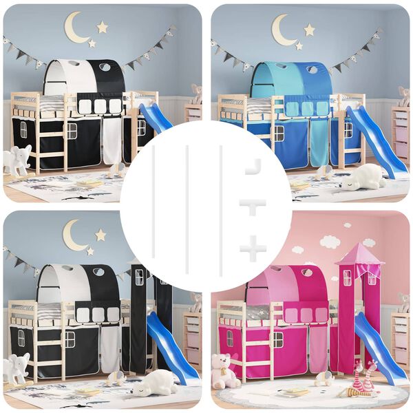 vidaXL Tubo PVC 2 pcs Bianco 12,2 x 1,8 x 500 mm PP e PE