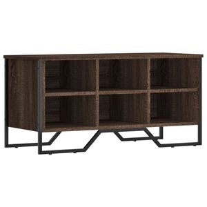 vidaXL Scarpiera Rovere Marrone 90x38x45,5 cm in Truciolato