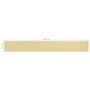 vidaXL Schermo Frangivista per Balcone Beige 75x600 cm in HDPE