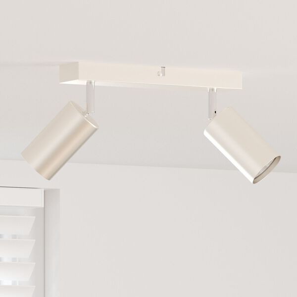 vidaXL Faretto da soffitto Nichel spazzolato 26 x 5.5 x 16.5 cm