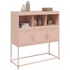 vidaXL Credenza Rosa 100,5x39x107 cm in Acciaio