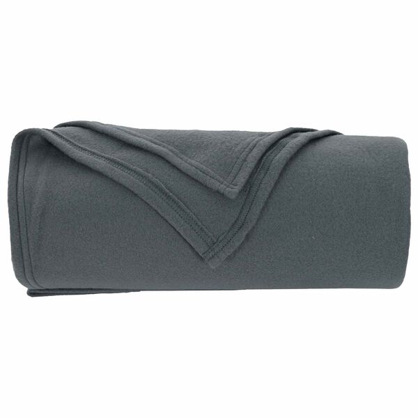 vidaXL Coperte da Pile 24 pcs Grigio scuro 240 x 220 cm Panno