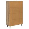 vidaXL Credenza con cassetto Rovere artigianale 69,5 x 31 x 115 cm